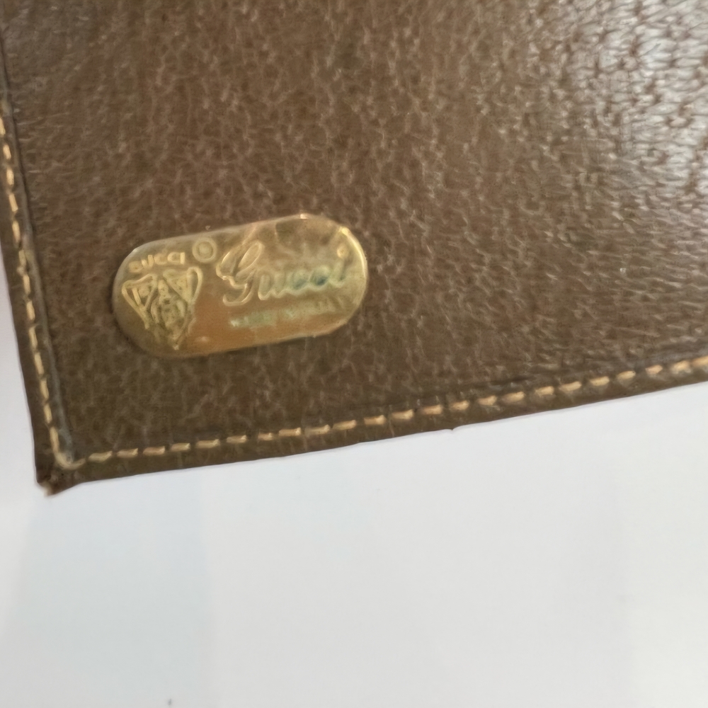 Gucci Vintage Monogrammed Leather Wallet - Picture 2 of 11